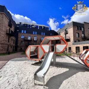 Playground in the courtyard of an insulated residential complex, Ivano-Frankivsk
