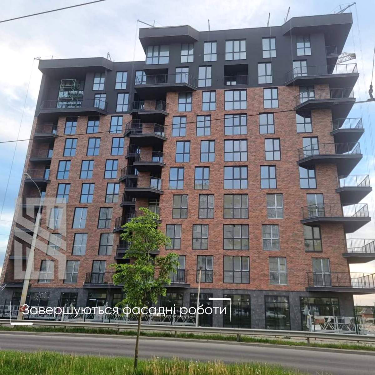 Insulation of the facade of the Dream Lake residential complex in Vinnytsia