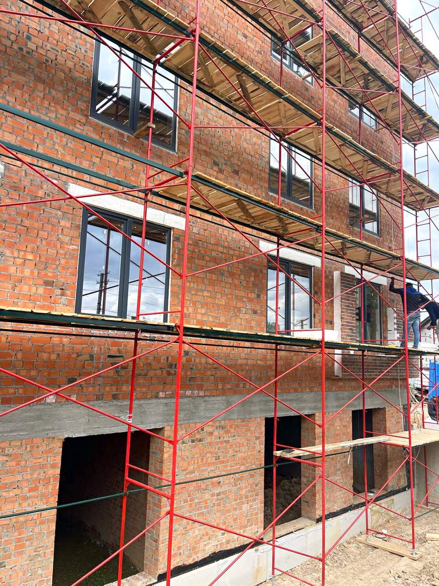 Insulation of the facade of the residential complex Milange with Royal Facade thermal panels