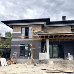 Thermal panels with clinker tiles for house insulation in Kyiv region