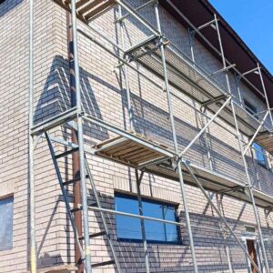 Elewacja domu z płytkami VIANO BEIGE ELEWACJA