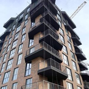 Energy-efficient facade insulation in the Dream Lake residential complex