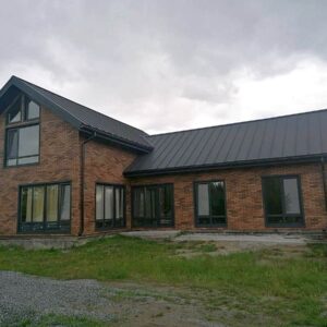 Installation of thermal panels with polystyrene foam insulation