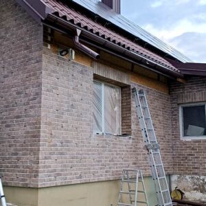 Izolarea unei case din Lituania cu panouri termice cu plăci Golden Tile