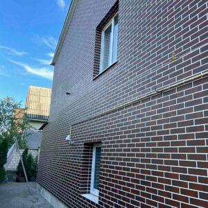 The result of facade insulation with thermal panels in Zhmerynka