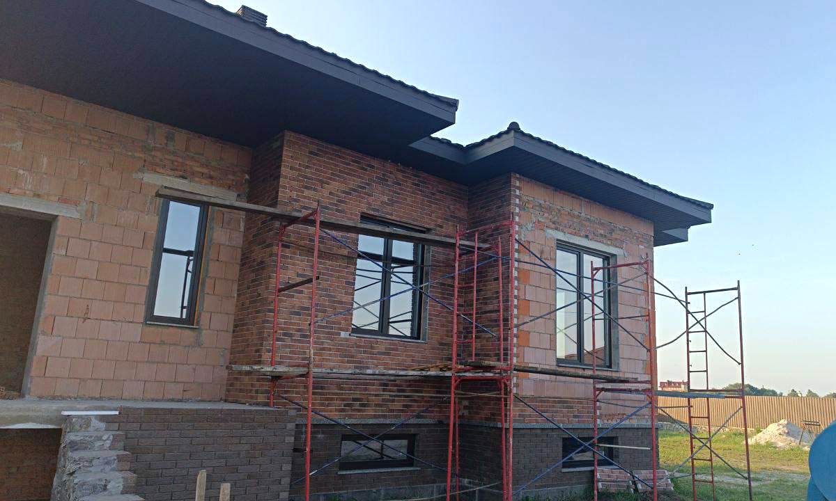 The result of insulation of a private house in Starokonstantyniv