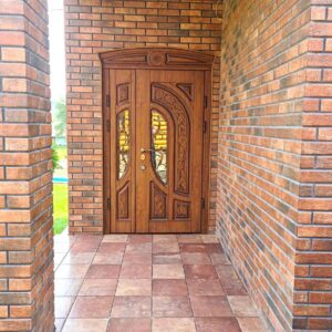 Fassadendämmung mit Thermoplatten mit Cerrad Loft Brick Chili Ziegeln