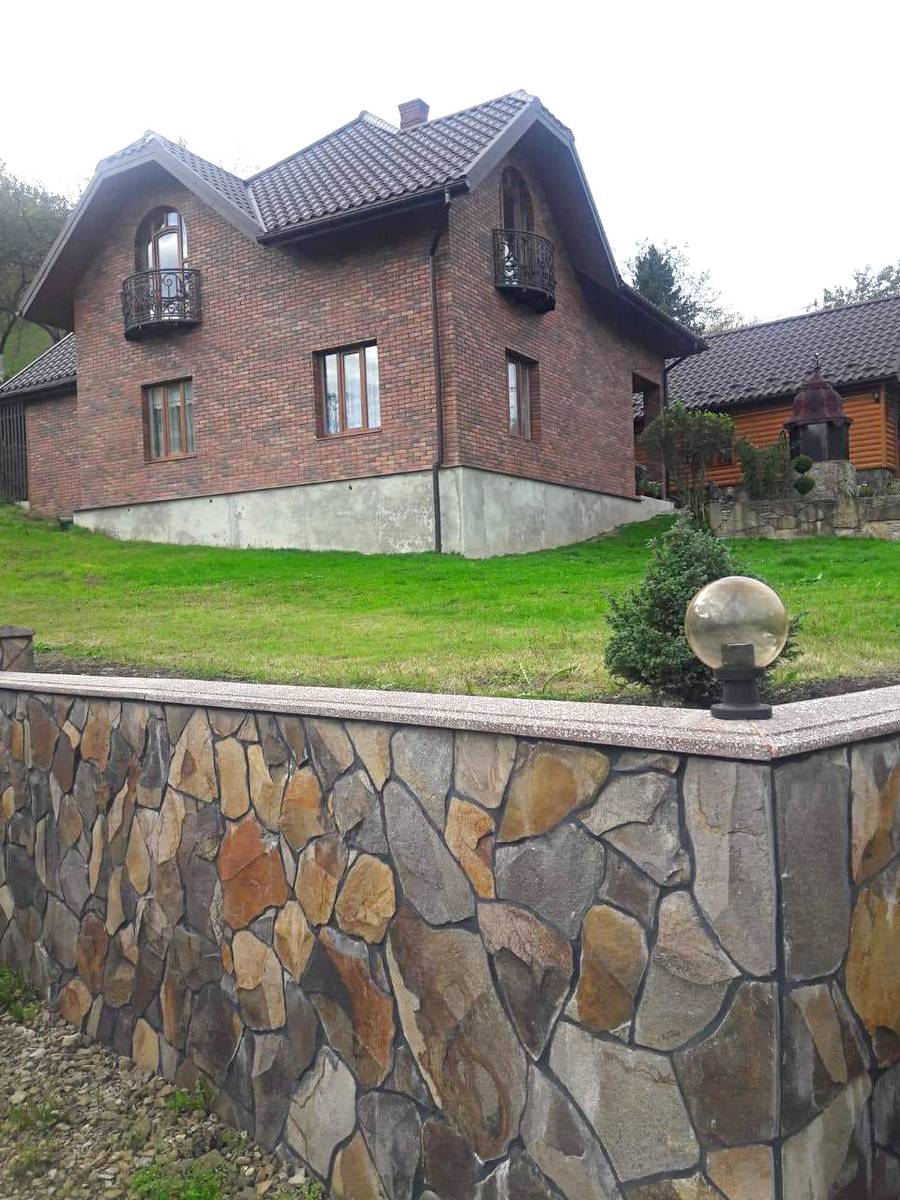 The result of facade insulation with fabulous cladding