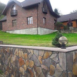 The result of facade insulation with fabulous cladding