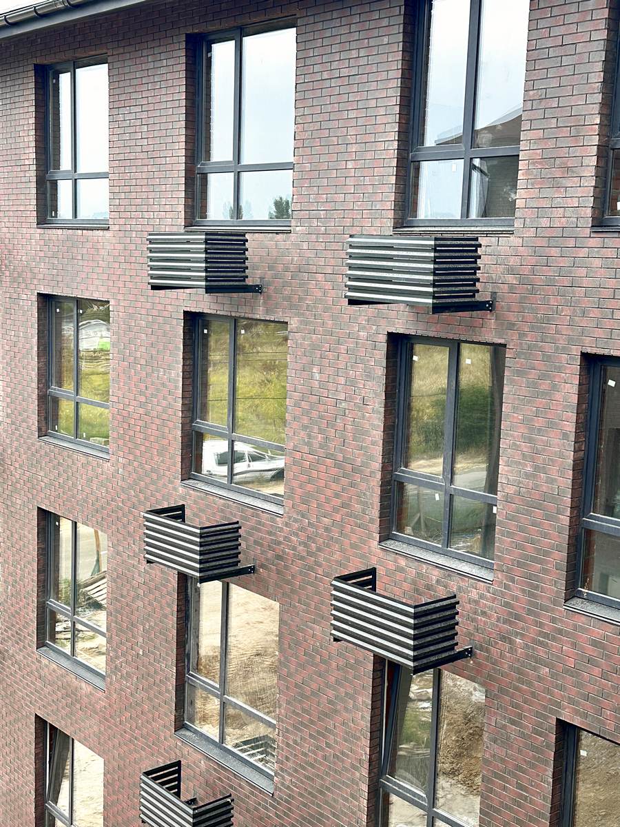 Completed facade project in the village of Svyatopetrivske