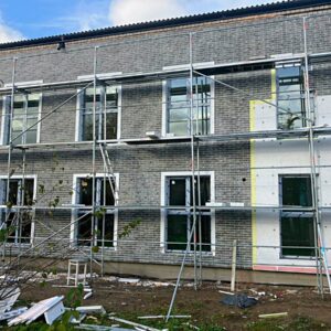 Fasada domu na Łotwie z panelami termicznymi Royal Facade