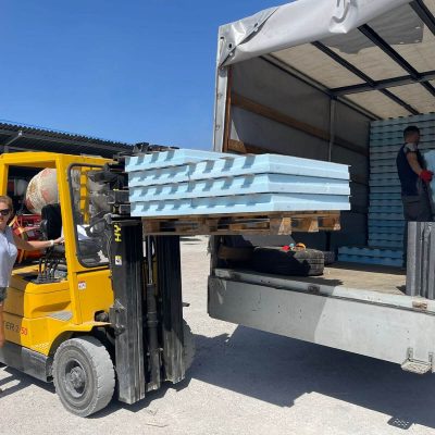 Nakládka termopanelů