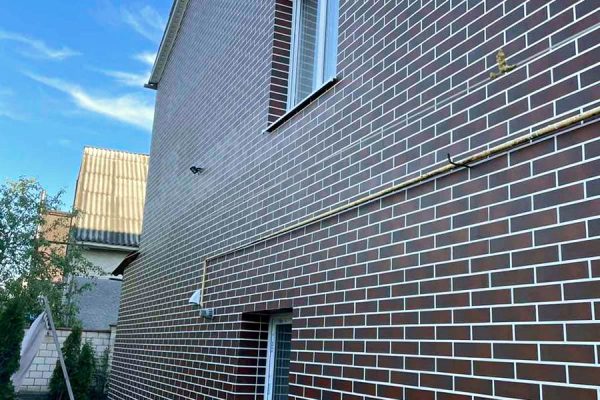 The result of facade insulation with thermal panels in Zhmerynka